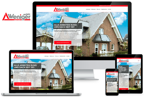 WordPress Website Dachdecker normal
