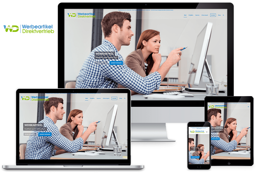 UltraPress-Website Werbeartikel-Direktvertrieb large