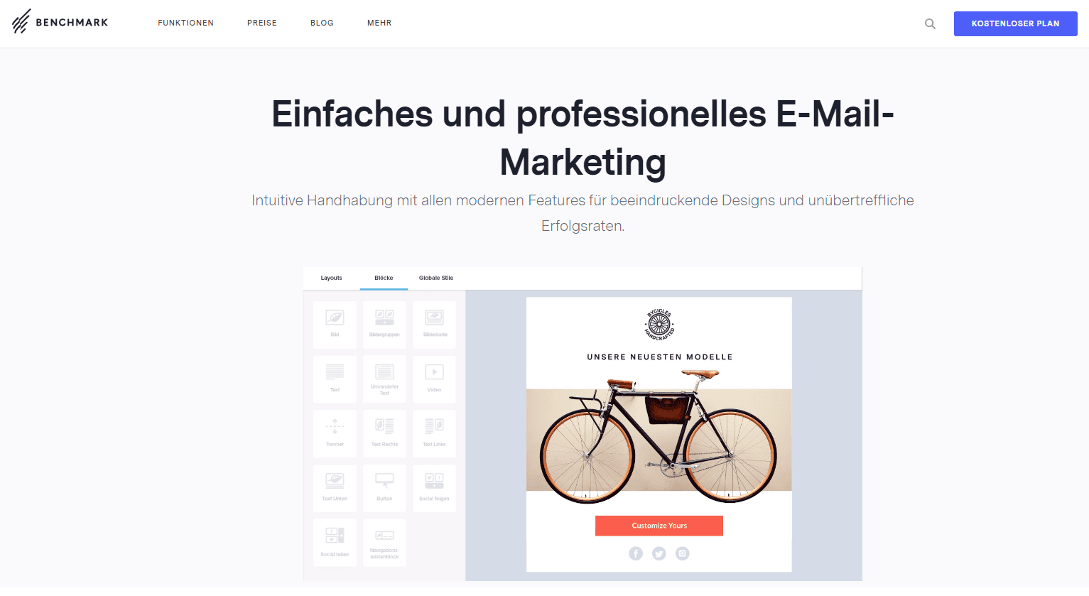 Newsletter Erstellen Kostenlos Mit Benchmark Wordpress Agentur Ultrapress