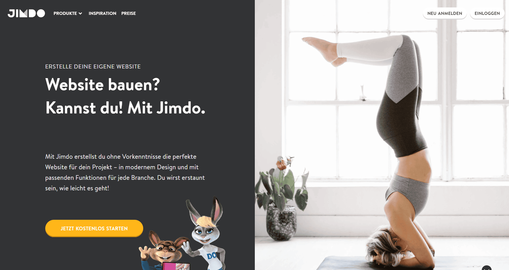 Blog-Plattform jimdo